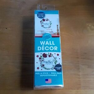 💎3/$12 Wall decor peel and stick Together We Have It All